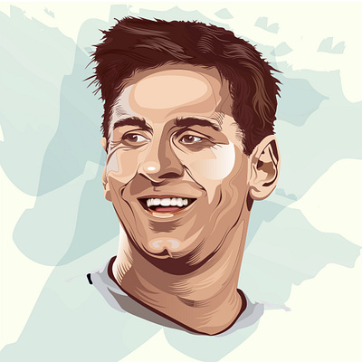 Messi graphic design illustration messi vector