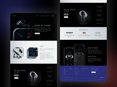 Nothing Landing Page Revamp branding design figma ui