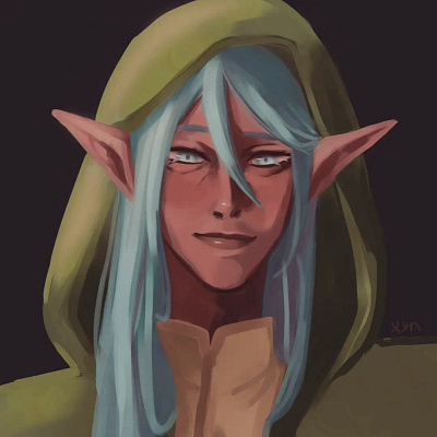 Elf Ilin. I love everything unusual, including elves illustration ilu