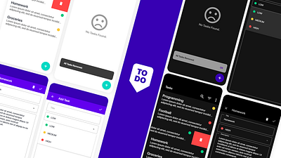 To-Do App adobe xd android app mobile modern to do