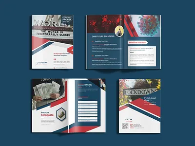 Company Profile annual report banner branding brochure company profile design graphic design illustration instagrampost portfolio proposal socialmediabanner trifold brochure vector