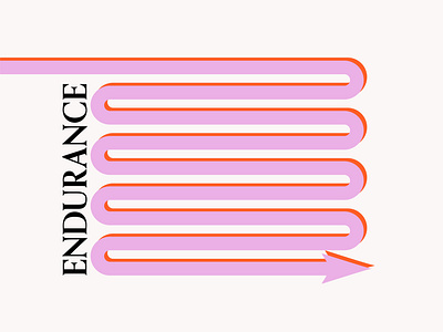 Endurance abstract adobe branding design graphic design illustration vector vectorillustration