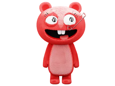 Giggles's 3D model from "Happy Tree Friends" 3d 3dart 3dcharacter 3dillustration 3dmodel 3dmodeling artwork blender blender3d blendercommunity cg design friends happy htf illustration lowpoly model tree