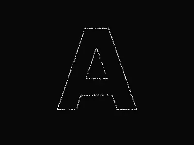 Generative Typography in Motion / 1 36daysoftype alphabeth animation art code coding creative design generative motion p5js type typography