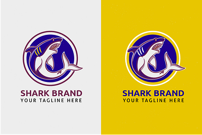 SHARK BRAND LOGO DESIGN branding business logo design designers fiverr freelancer freelancer graphic design illustration logo logo design ui