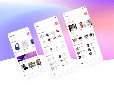 UI UX Design for Fashion or Ecommerce app app screen design creative ios mobile app mockup ui ui ux user experience design user interface design website design