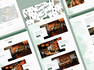 Restaurant • Web Design branding design food illustration restaurant website ux website