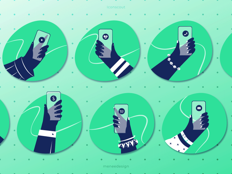 Hand Holding Smartphone animation design expressive hands gif animation hand gestures hand holding iphone hand holding smartphone hands lottie animation lottiefiles motion design motion graphics spot illustration svg animation