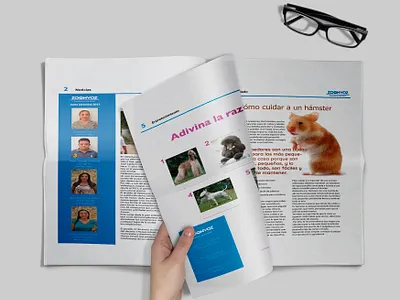 Diseño editorial de periodico. branding graphic design illustration newspaper