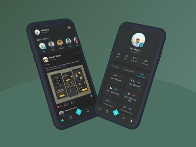 Social Media Mobile App android android app android design app best ui design clean ui design design latest ui design 2022 social app social media app social media mobile app trendy ui design typography ui ui ux ui ux design