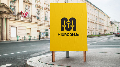 MIXROOM.IO LOGO branding design flat icon illustration illustrator logo ui ux vector