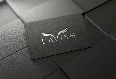 LAVISH LOGO branding design flat icon illustration illustrator logo ui ux vector