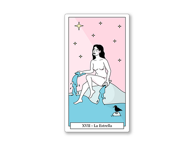 The Star arcanos card design illustration tarot tarot cards the star