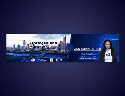 LinkedIn Profile Cover Photo cover cover design cover photo graphic design linkedin modern photo profile