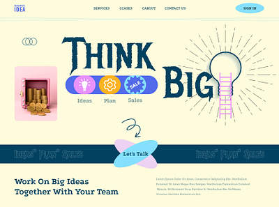 Agency Website Design agency branding business company corporate design digital agency homepage illustration landing landing page marketing modern saas startup ui ux web website