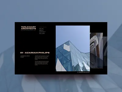 TERLD DAR Architects - Website Concept (2 of 3) architecture architecture ui architecture web architecture website bnz webdesign branding buildings design designinterior design digital design modern design ui uiux web design webflow website