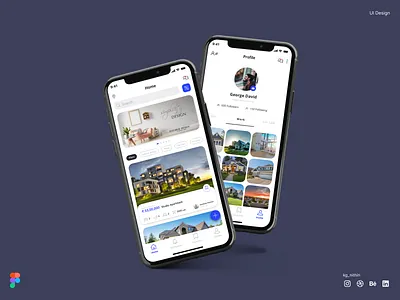 Architecture concepts and portfolio app UI adobe xd app ui architecture branding building concept design figma illustration logo mobile app photoshop portfolio ui uiux ux villas web webdesign xd