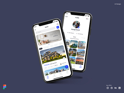 Architecture concepts and portfolio app UI adobe xd app ui architecture branding building concept design figma illustration logo mobile app photoshop portfolio ui uiux ux villas web webdesign xd