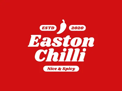 Easton Chilli Branding brand branding character design chilli food food brand graphic design illustration jam jar logo mascot minimal