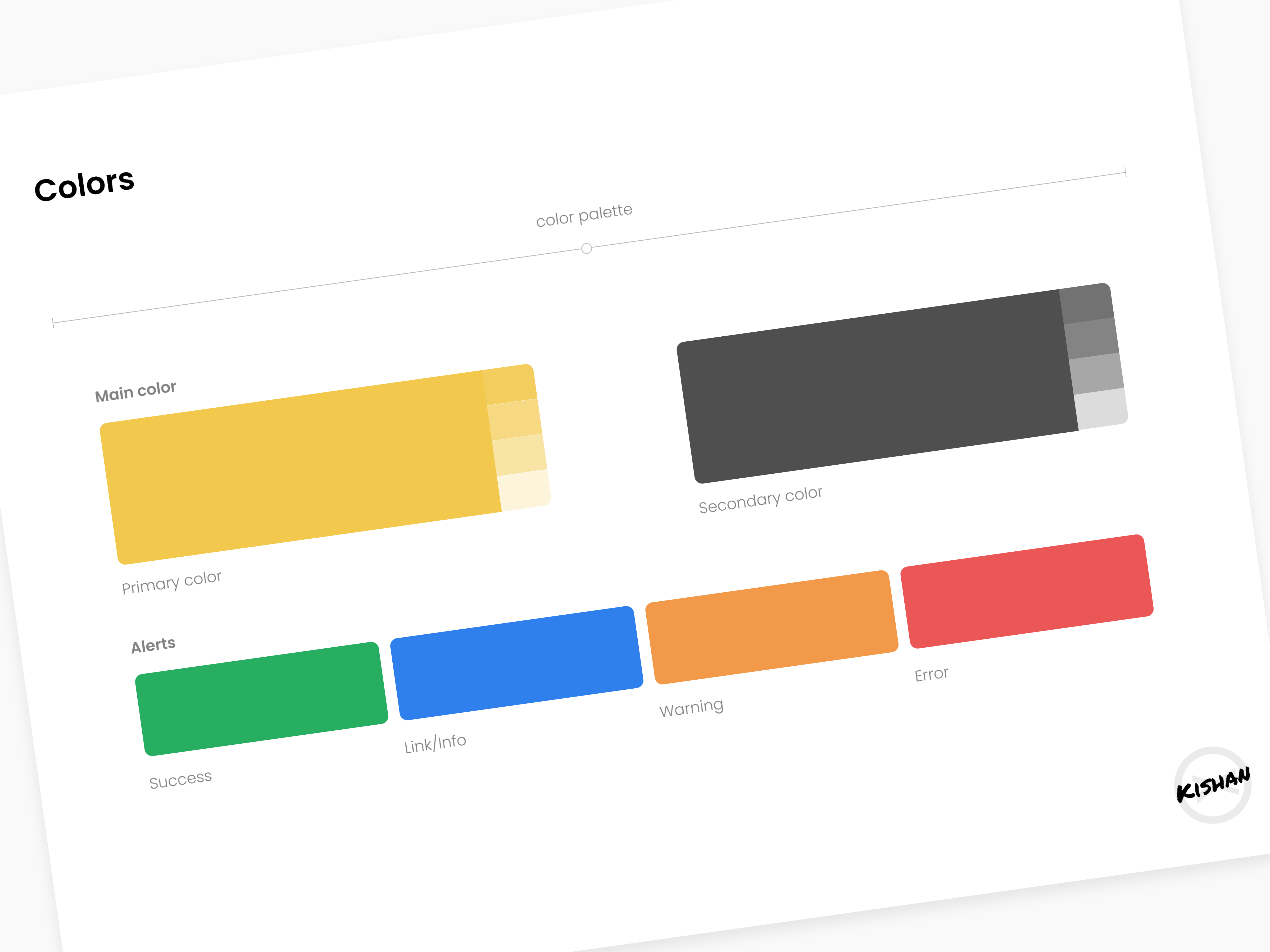 Design System_Color palette by Kishan Suthar on Dribbble