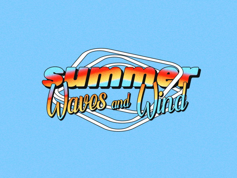 Summer Badge 8 2d after effects animation badge gif graphic design illustration motion graphics