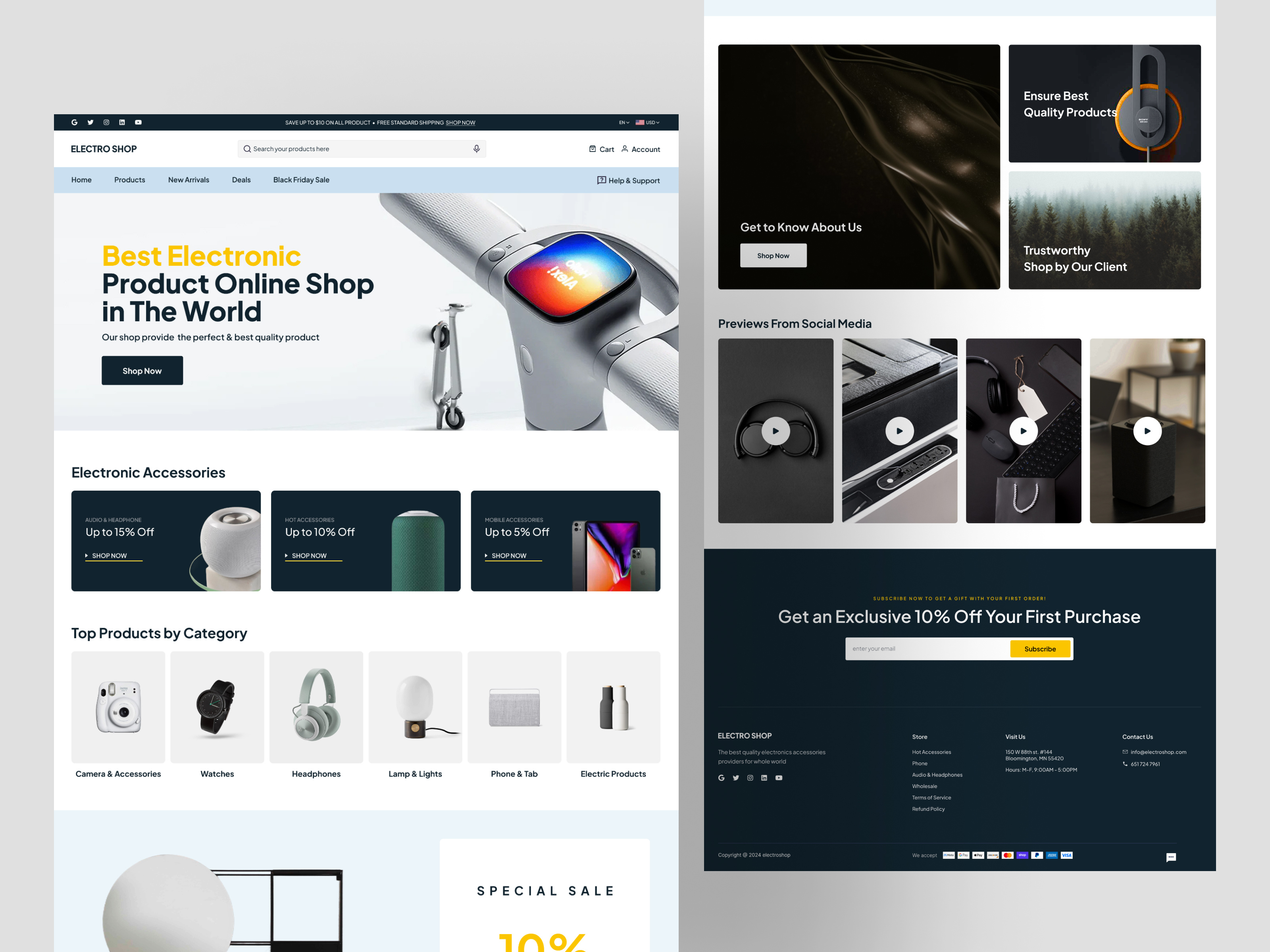 Example of Custom Website UI/UX Design  (Figma)