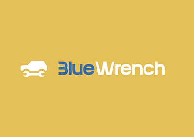 Blue Wrench Branding branding design graphic design illustration logo typography vector