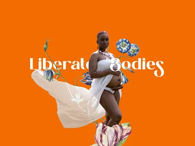 Liberated Bodies Wordmark brand design branding design feminine feminism graphic design logo logo design logo type logotype social justice issues typography wordmark