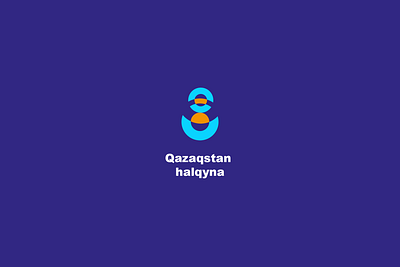 QAZAQSTAN HALQYNA - logo concept logo logo design logos logotype