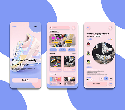 Store Shoe - Mobile app ui