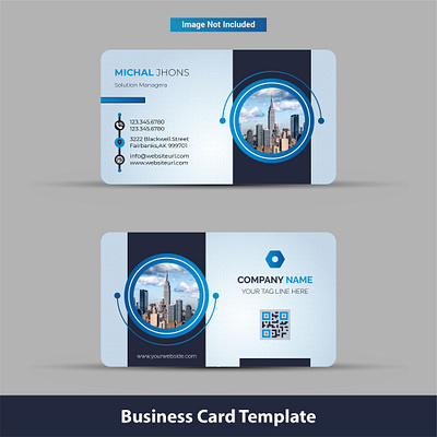 Modern Business Card Design Free Vector red