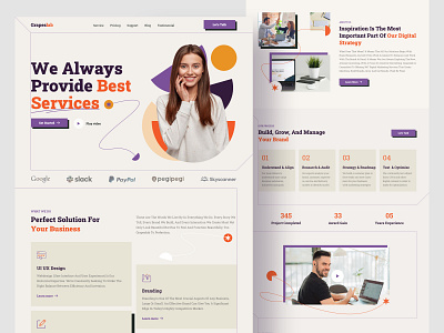 Grapeslab - Creative Agency Website 2022 trend agency website anik deb best designer design system digital agency dribbble best shot homepage homepage designer landing page nft popular design top designer uiux uiux designer web web design website website concept website designer