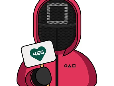 squid game design graphic illustration vector