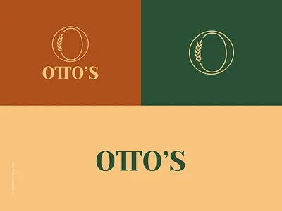 Panadería Otto's proposal #1 bakery brand brand identity brand mark branding bread logotype monogram o panadería