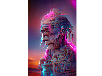 Bicentennial Man affinity cyber designer fiction future illustration