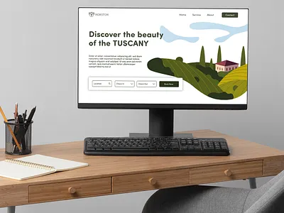 Web Design Tuscany creative creativity design designer graphic design illustration minimal modern travel travel website tuscany typography ui ui ux design ux web design webdesign website website design website travel