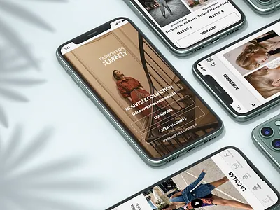 Fashion For Humanity: Application Design application design clean design graphic design mobile application mobile ui ui