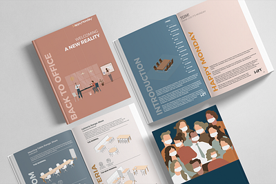 Back To Office: Brochure Design branding brochure design design graphic design illustration