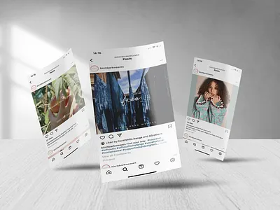 Birch Bark Weaves: Social Media Posts branding fashion social media graphic design social media post sustainable clothing