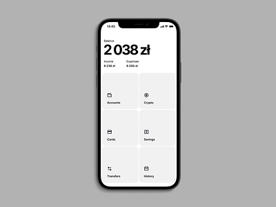 Cashly - simple banking app app banking bold crypto finance minimalism simple typography ui uidesign ux uxdesign