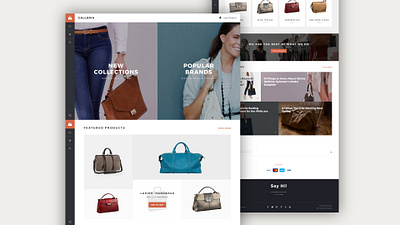 Shopify Design For Galleria branding design graphic design shopify ui ui ux ux web design