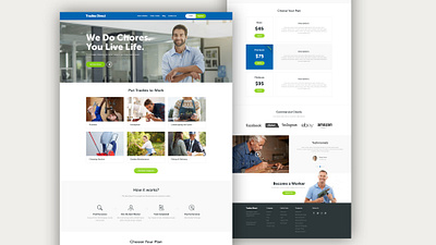 Tradies Direct UX/UI Design branding design graphic design ui ui ux ux web design