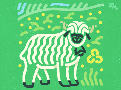 Valais Blacknose Sheep art design flat graphic design illustration