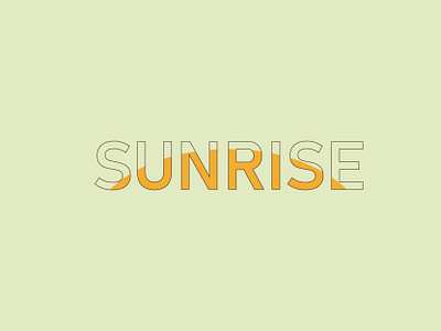 SUNRISE app branding design icon illustration logo ui ux vector