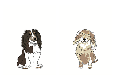 good doggos design dog doggo dogs doodle illustration nursery puppy weiner dog