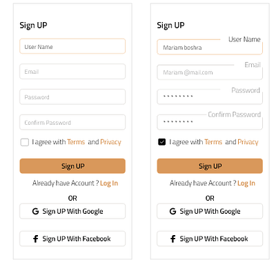 Sign UP Page adobe xd daily ui sign up ui ux