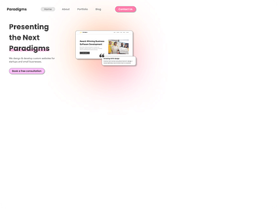 UI/UX Agency Mockup agency site agency website branding design ui uiux ux web design web development website design