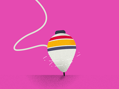 Top! illustration top toy
