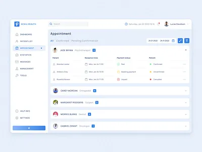 Medical CRM for Clinics admin clinic crm design doctor health app management medical medical app medical record patient ui ux