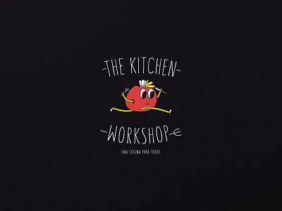 The kitchen workshop. animation brand branding character design flame food graphic design illustration logo motion graphics run type typography vector